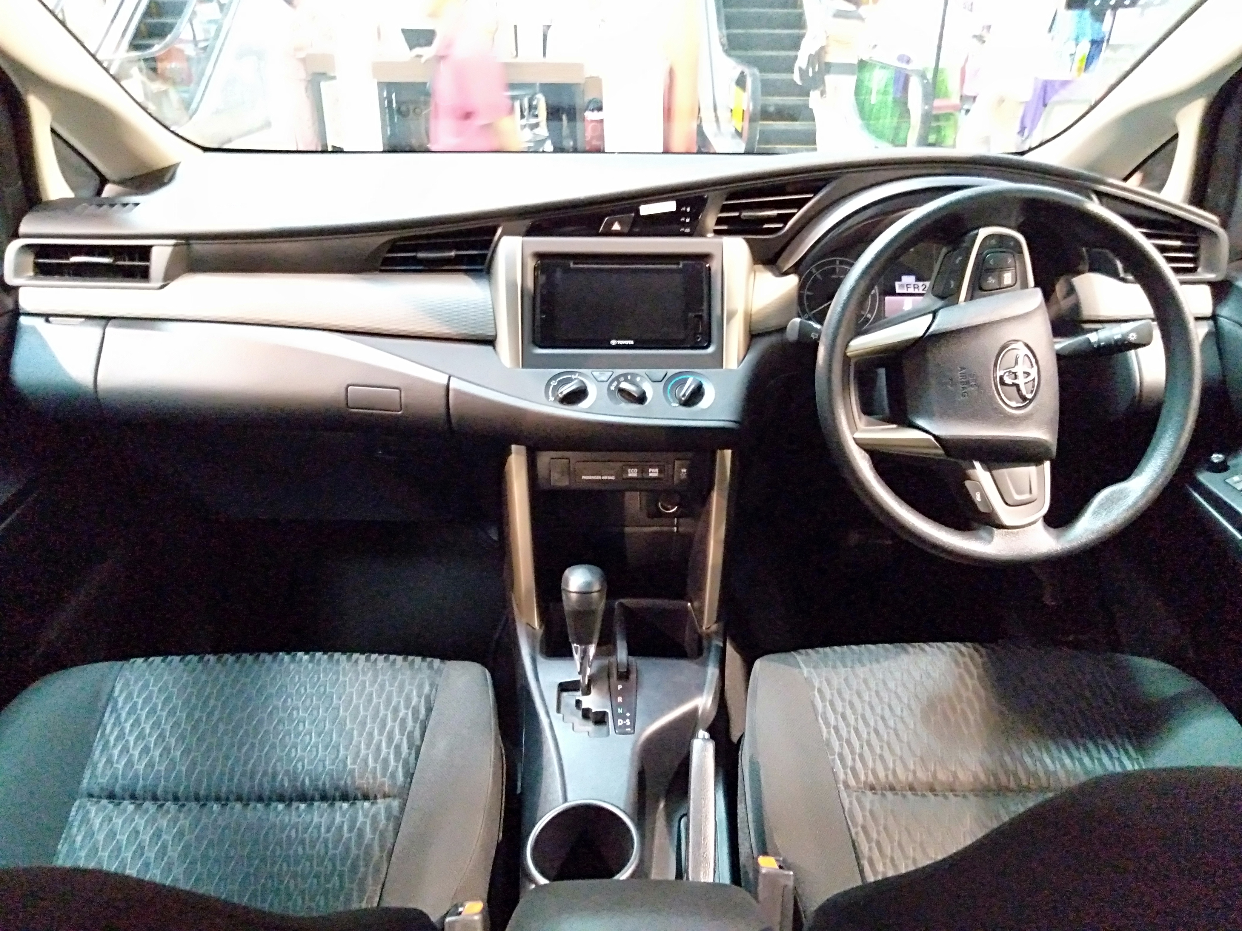 Toyota Innova interior reference for smaller family MPV transfer